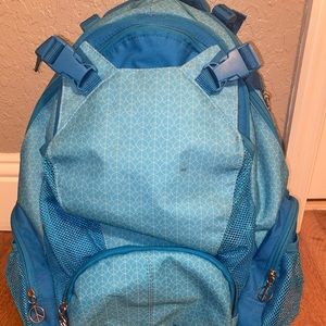Lululemon blue backpack